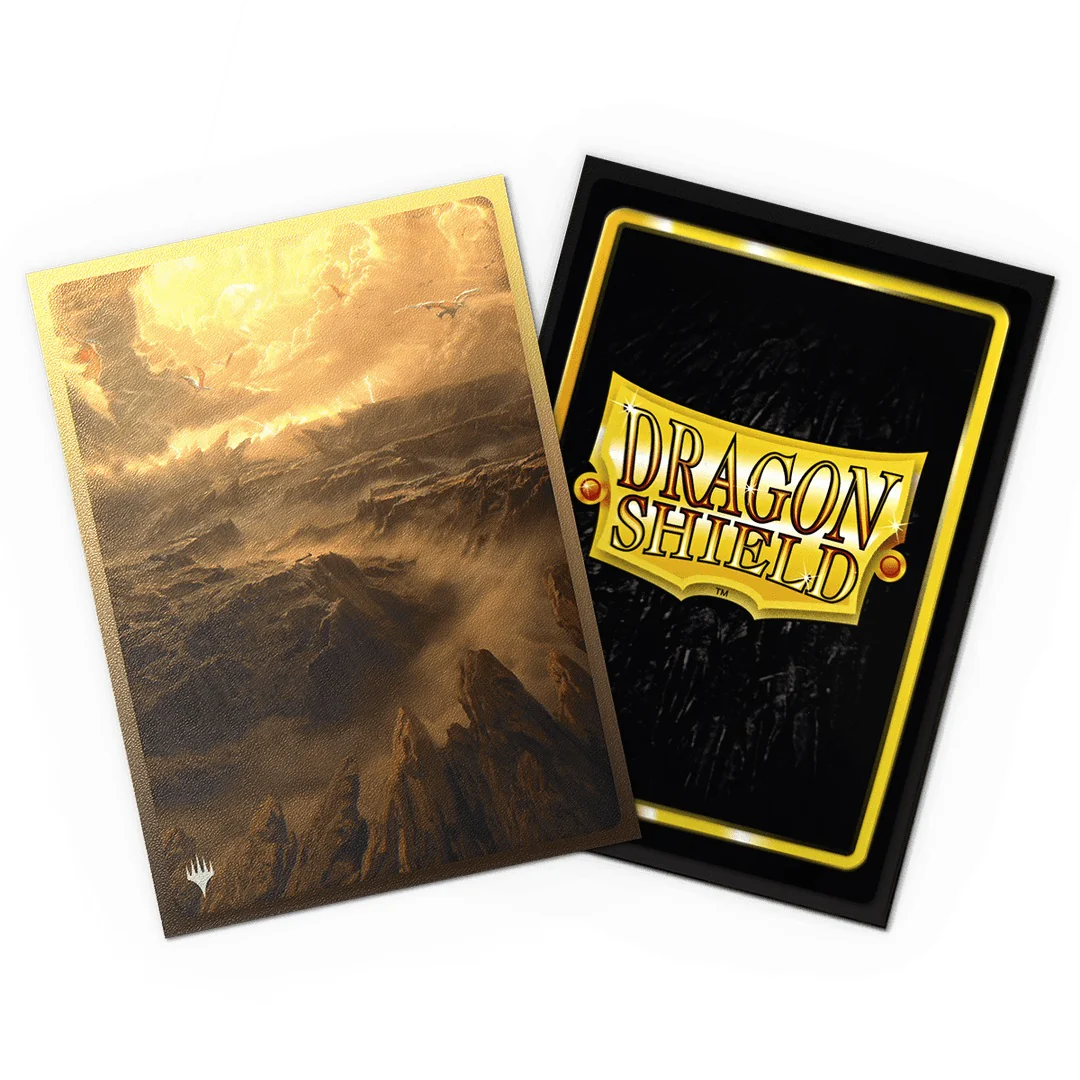 Dragon Shield Standard Matte Dual Art Magic The Gathering Landfall Series Card Sleeves Arid Mesa 100ct