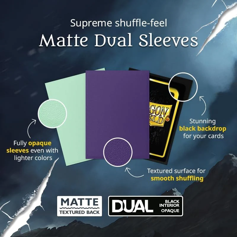 Dragon Shield Standard Matte Dual Art Magic The Gathering Landfall Series Card Sleeves Arid Mesa 100ct - Image 4