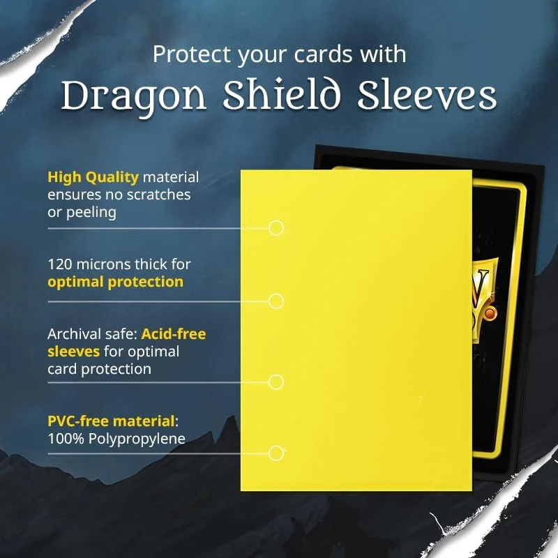 Dragon Shield Standard Matte Dual Art Magic The Gathering Landfall Series Card Sleeves Arid Mesa 100ct - Image 5